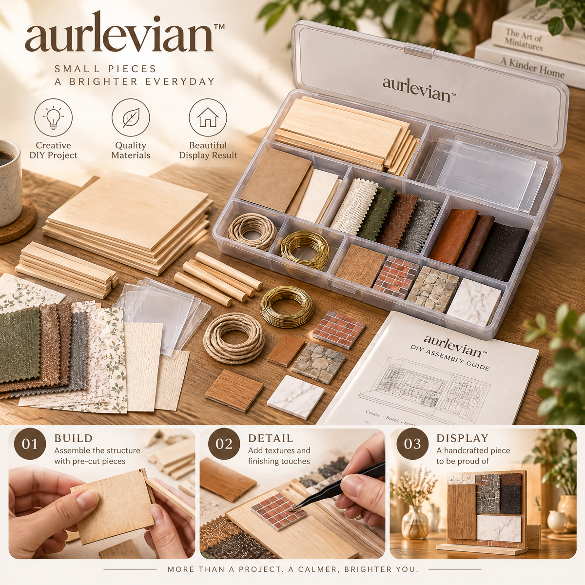 aurlevian™ Creative Craft Material Starter Kit
