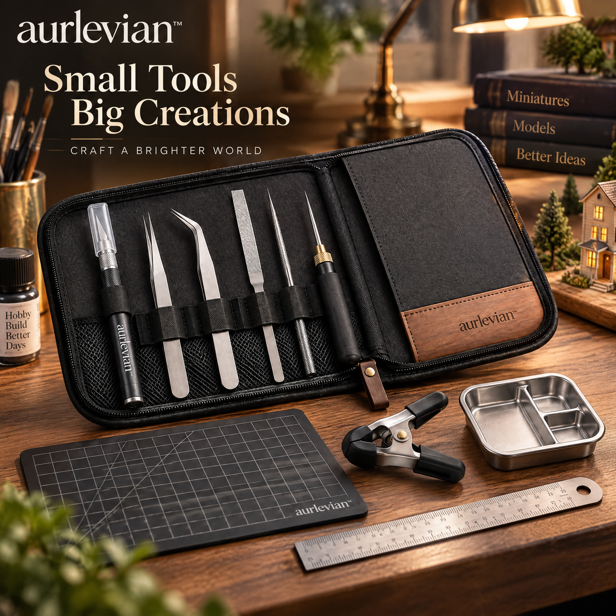 aurlevian™ Precision Miniature Craft Tool Set