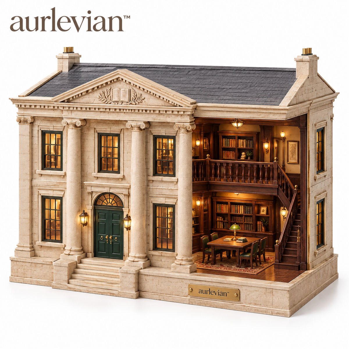 aurlevian™ Heritage Library Architecture Model Kit