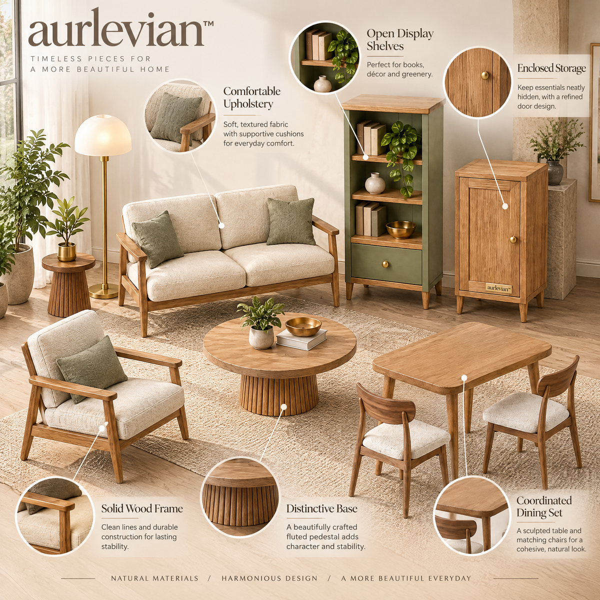 aurlevian™ Decorative Miniature Furniture Collection