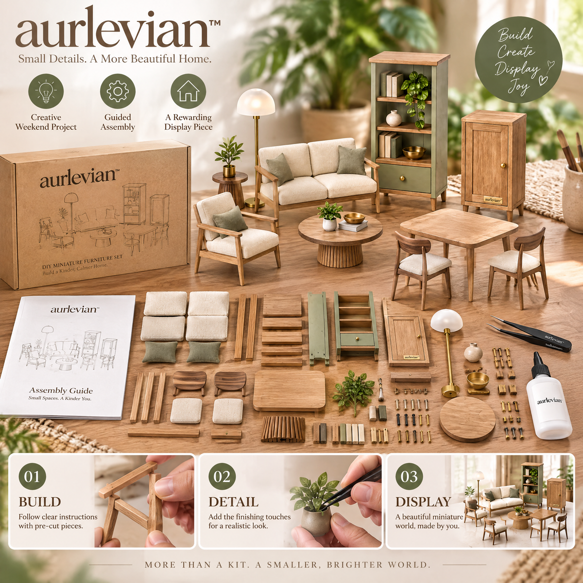 aurlevian™ Decorative Miniature Furniture Collection