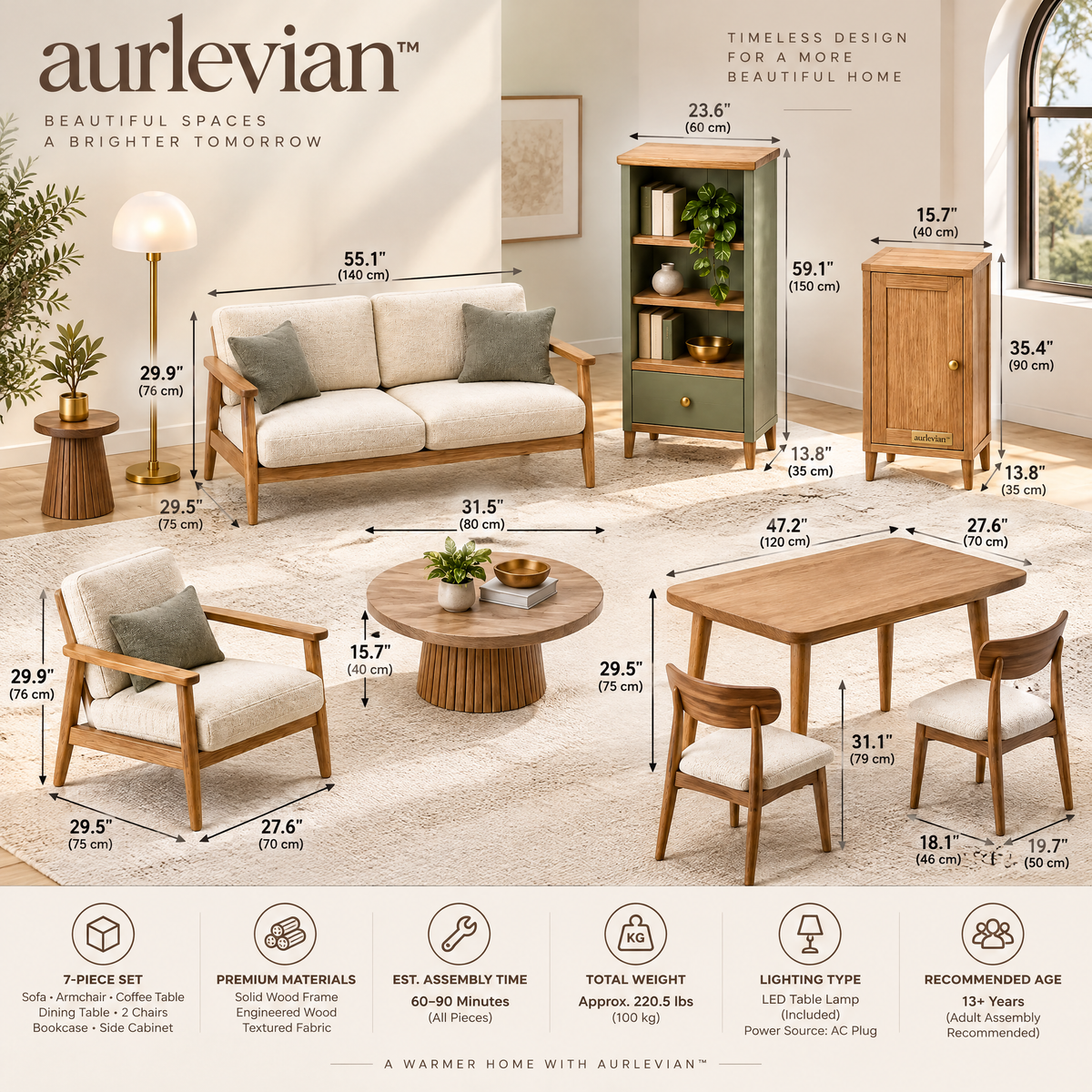 aurlevian™ Decorative Miniature Furniture Collection