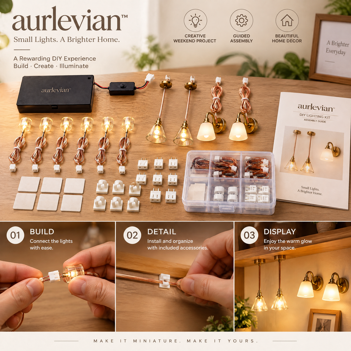 aurlevian™ Miniature Lighting Accessories Kit