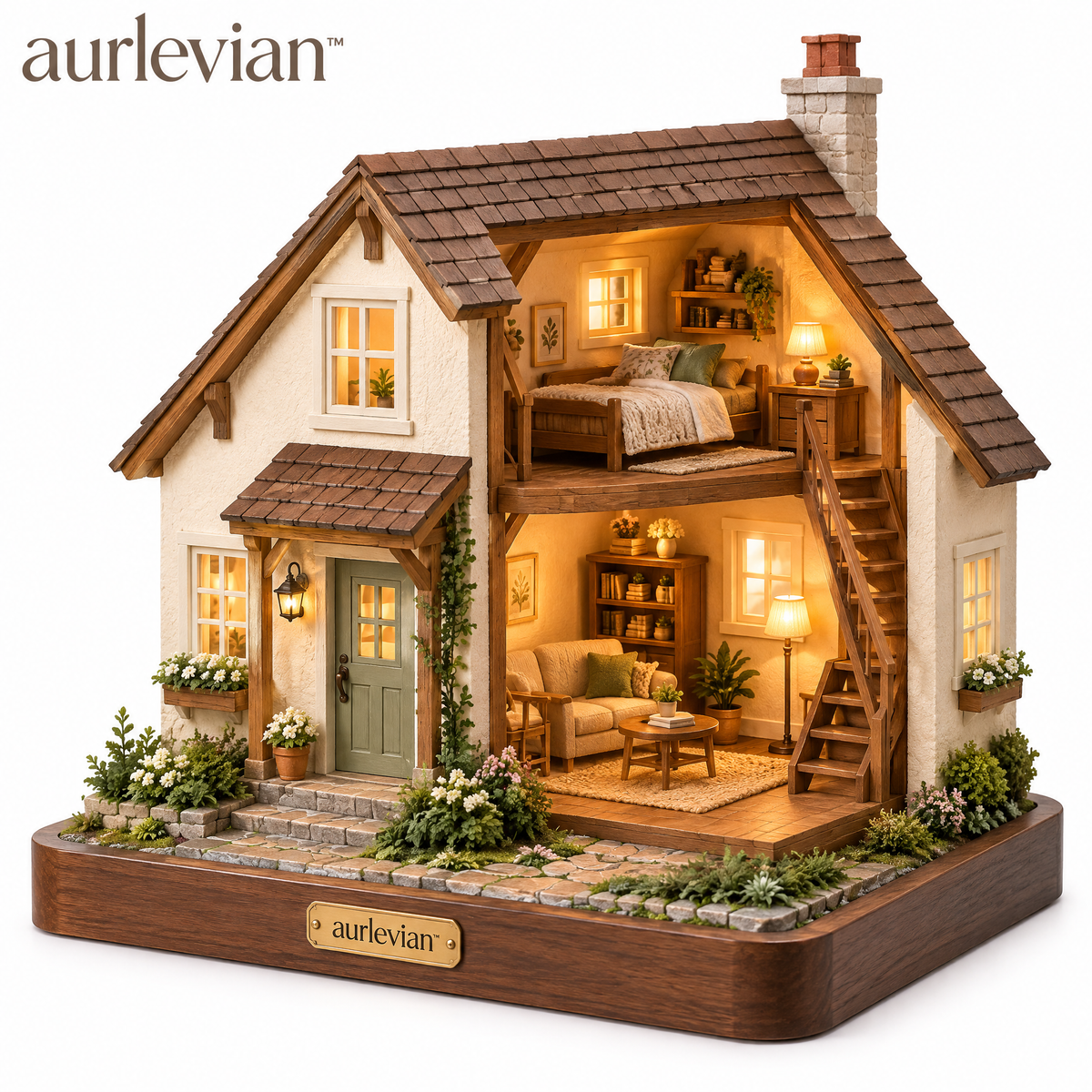 aurlevian™ Cozy Cottage Miniature House Kit